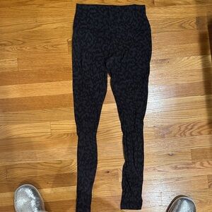 lululemon athletica Black Patterned Leggings